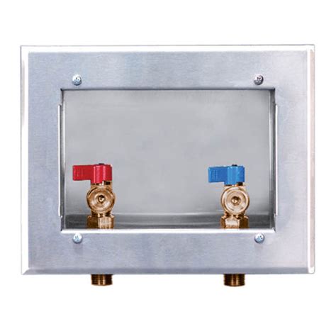 stainless steel washing machine outlet box|washing machine outlet box types.